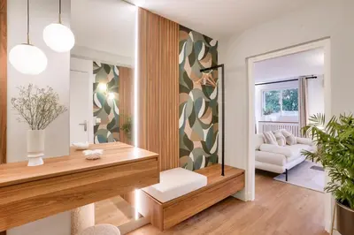 Coin salon dans l'établissement Beautiful 3 Bedrooms apt near Eiffel Tower