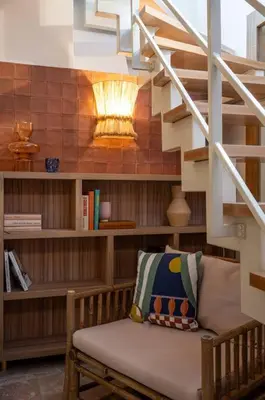 Coin salon dans l'établissement Branded New Loft Riviera Style - 8 guests - Vanves