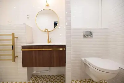 Salle de bains dans l'établissement Beautiful Apartment close to Eiffel Tower