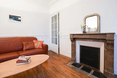 Coin salon dans l'établissement GuestReady - Appt lumineux dans le Quartier Latin