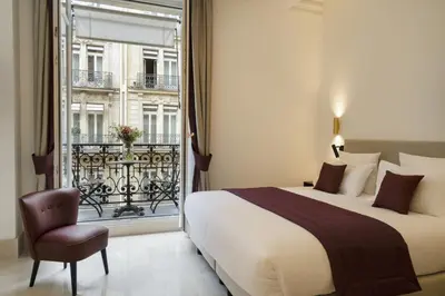 Un ou plusieurs lits dans un hébergement de l'établissement Vestay Montaigne