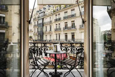 Balcon ou terrasse dans l'établissement Vestay Montaigne