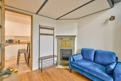 Cuisine ou kitchenette dans l'établissement GuestReady - Bel appartement près du zoo de Paris