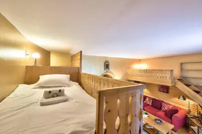 Un ou plusieurs lits dans un hébergement de l'établissement GuestReady - Bel apt près de l'Arc de Triomphe
