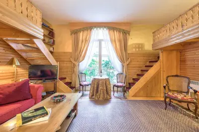 Coin salon dans l'établissement GuestReady - Bel apt près de l'Arc de Triomphe