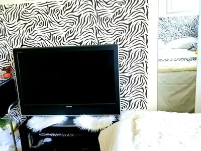 Télévision ou salle de divertissement dans l'établissement Appartement entier à Neuilly-sur-Seine