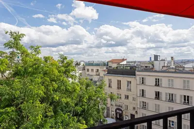 Balcon ou terrasse dans l'établissement GuestReady - Charmant Apt. près du Sacré-Cœur