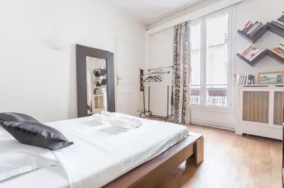 Un ou plusieurs lits dans un hébergement de l'établissement GuestReady - Très bel Appartement confortable