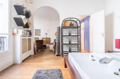 Un ou plusieurs lits dans un hébergement de l'établissement GuestReady - Très bel Appartement confortable