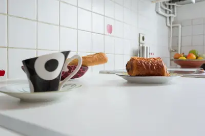 Nourriture dans l'appartement ou à proximité