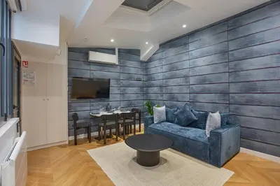Coin salon dans l'établissement Apartment Saint Germain des Prés by Studio prestige