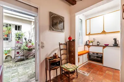Cuisine ou kitchenette dans l'établissement Veeve - Rustic Allure