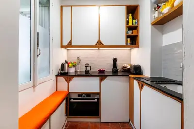 Cuisine ou kitchenette dans l'établissement Veeve - Rustic Allure