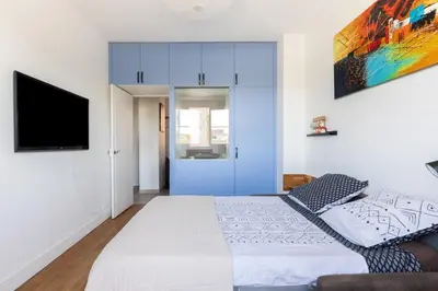 Un ou plusieurs lits dans un hébergement de l'établissement GuestRead - Appt moderne près des Batignolles