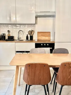 Cuisine ou kitchenette dans l'établissement Superbe loft Pigalle / Opéra