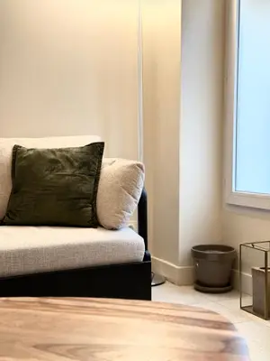 Coin salon dans l'établissement Superbe loft Pigalle / Opéra