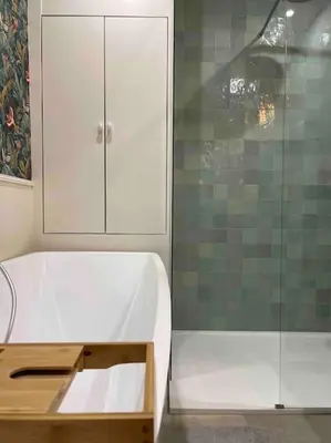 Un ou plusieurs lits dans un hébergement de l'établissement Superbe loft Pigalle / Opéra