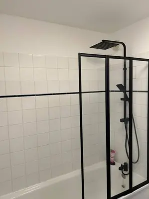 Salle de bains dans l'établissement Appart Cosy de 52m2