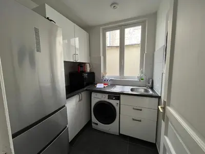 Cuisine ou kitchenette dans l'établissement Marais - Pompidou 2, rue Simon le Franc - 4 people