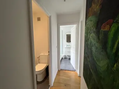 Salle de bains dans l'établissement Marais - Pompidou 2, rue Simon le Franc - 4 people