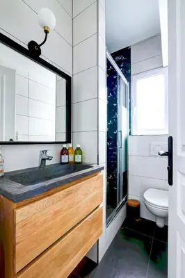 Salle de bains dans l'établissement Au centre de paris - 4pax