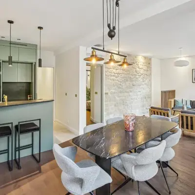 Luxury in the heart of St Germain A/C 3 BR outdoor
