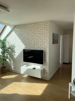 Télévision ou salle de divertissement dans l'établissement Appartement 3p Ivry