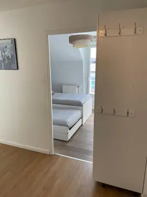 Un ou plusieurs lits dans un hébergement de l'établissement Appartement 3p Ivry