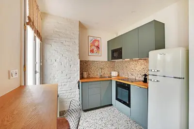 Cuisine ou kitchenette dans l'établissement Luxury Cocon