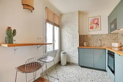 Cuisine ou kitchenette dans l'établissement Luxury Cocon
