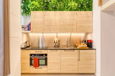 Cuisine ou kitchenette dans l'établissement Maury Modern Loft - AC - Ideal Location - Peaceful