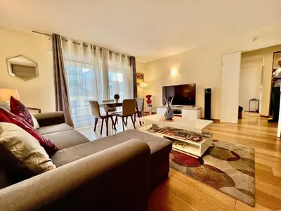 Coin salon dans l'établissement 2 Pieces 50m2 proche metro