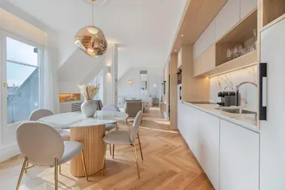 Cuisine ou kitchenette dans l'établissement Elegant apartment - 2BR-4P - Vivienne