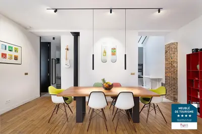 Plan de l'établissement Luxueux LOFT 3BR au coeur du Marais