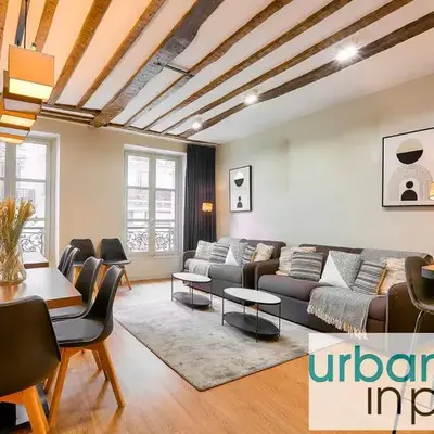 Urban Flat 73 - Luxury Parisian Flat near Les Halles Rivoli