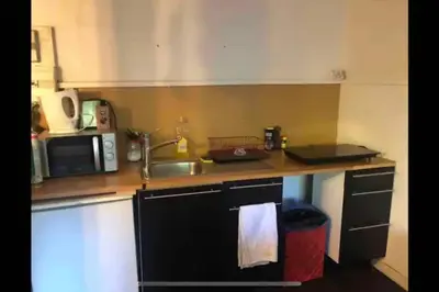 Cuisine ou kitchenette dans l'établissement Charming studio,Paris 14 eme