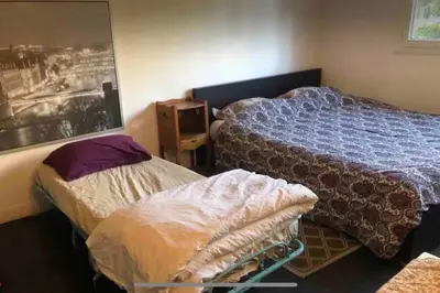 Un ou plusieurs lits dans un hébergement de l'établissement Charming studio,Paris 14 eme