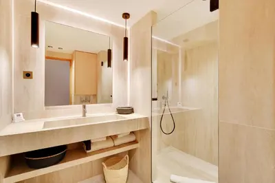 Salle de bains dans l'établissement Pick A Flat's Apartement in Saint-Germain-des-Prés - Rue de Seine