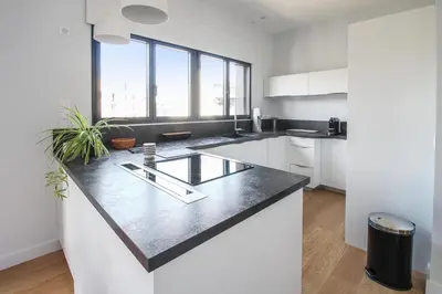 Cuisine ou kitchenette dans l'établissement La terrasse d'Issy - Welkeys