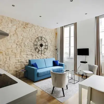 Appart confortable -1BR 4P- Quartier Beaubourg