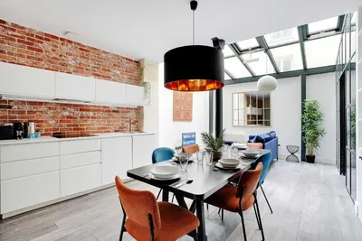 Cuisine ou kitchenette dans l'établissement Splendid apartment - 2BR 4P - Sacré-Cœur