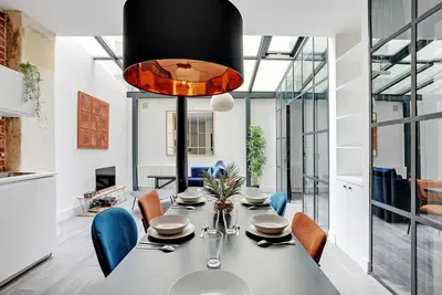 Coin salon dans l'établissement Splendid apartment - 2BR 4P - Sacré-Cœur