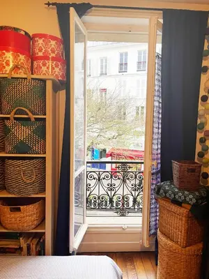 Balcon ou terrasse dans l'établissement Flat in Montmartre/Abbesses