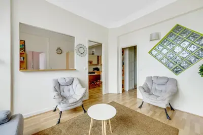 Coin salon dans l'établissement Cocon chaleureux aux portes de Paris