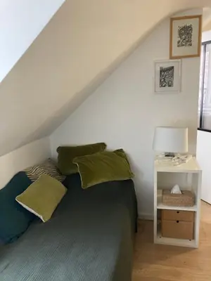 Coin salon dans l'établissement Cosy nest center of Paris