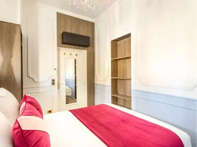 Un ou plusieurs lits dans un hébergement de l'établissement Merveil - Luxury Suite - Marais - Republique