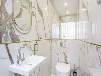 Salle de bains dans l'établissement Merveil - Luxury Suite - Marais - Republique
