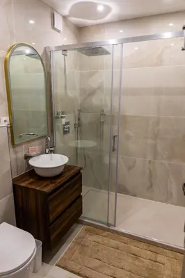 Salle de bains dans l'établissement Appartement Vue Tour Eiffel