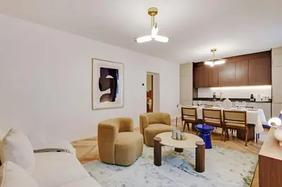 Coin salon dans l'établissement Luxurious Apartment - 3BDR-8P - Bastille
