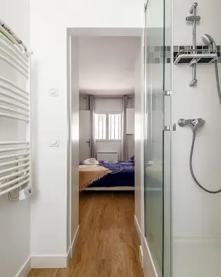 Un ou plusieurs lits dans un hébergement de l'établissement 1 bedroomed Apartment Repos